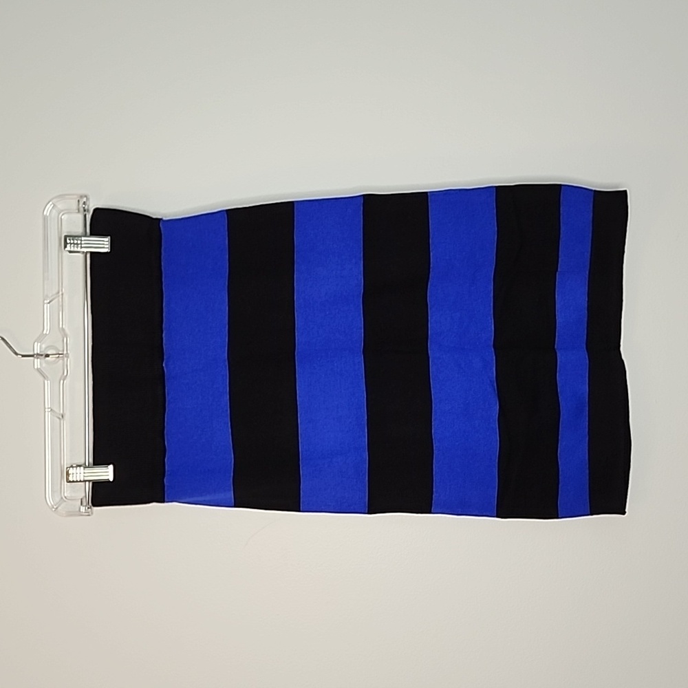 Double Zero Black And Blue Pencil Skirt Size Medium